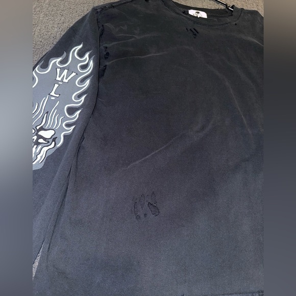 NWOT Warren Lotas Hand Painted Long Sleeve - Picture 6 of 11